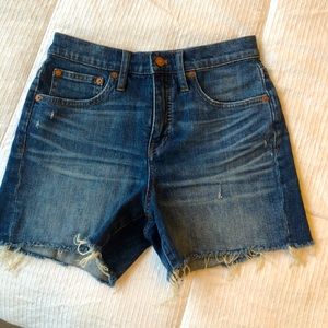 Madewell High-Rise Denim Shorts